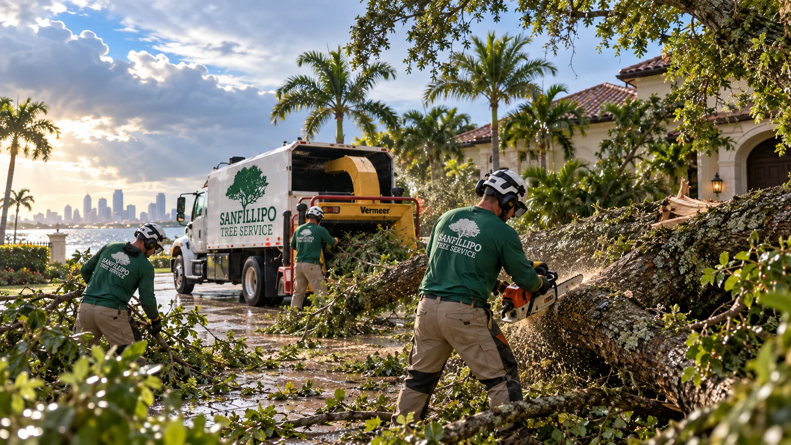 Storm and hazard tree cleanup